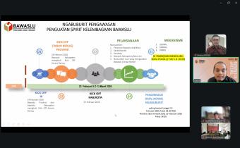 Jelang Bulan Ramadhan Bawaslu Pati Ikuti Sosialisasi Ngabuburit Pengawasan