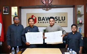 Tingkatkan Pengawasan Partisipatif, Bawaslu Pati Gandeng Perisai Demokrasi Bangsa