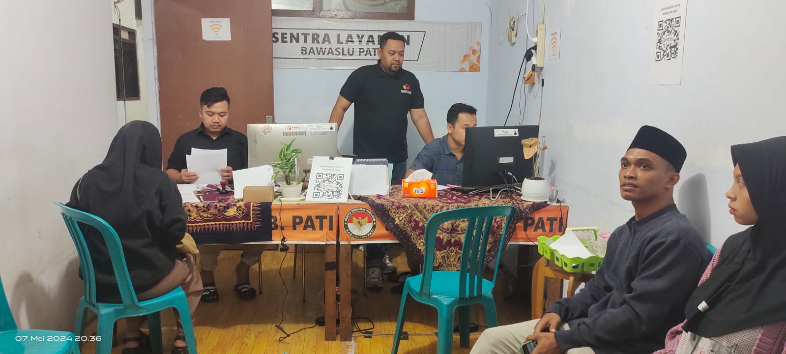 Pelayanan pendaftaran calon anggota panwascam