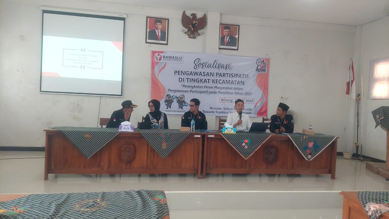 Panwaslucam Winong Adakan Soswatif