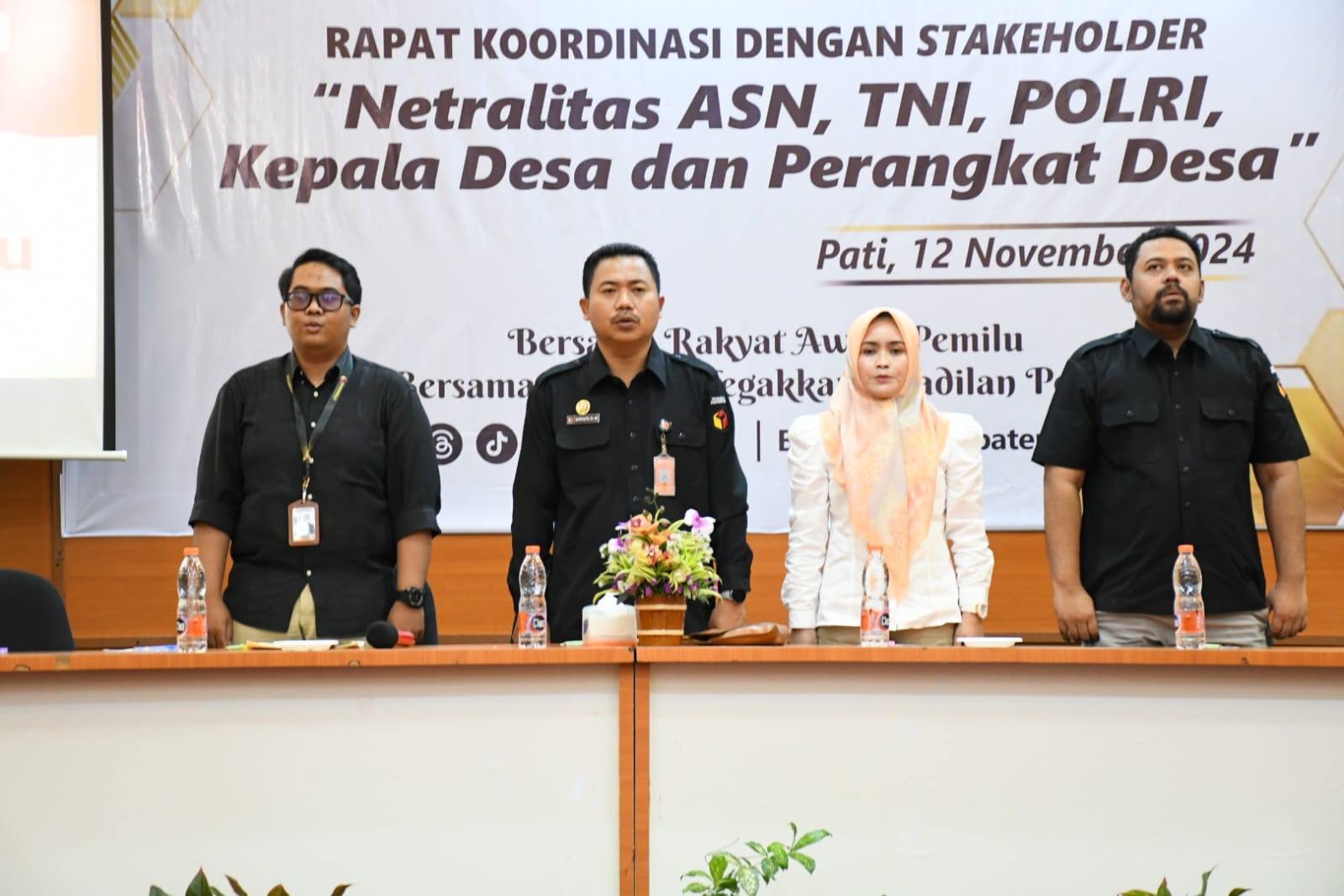 Pembukaan Kegiatan Netralitas ASN, TNI, POLRI, Kepala Desa, dan Perangkat Desa