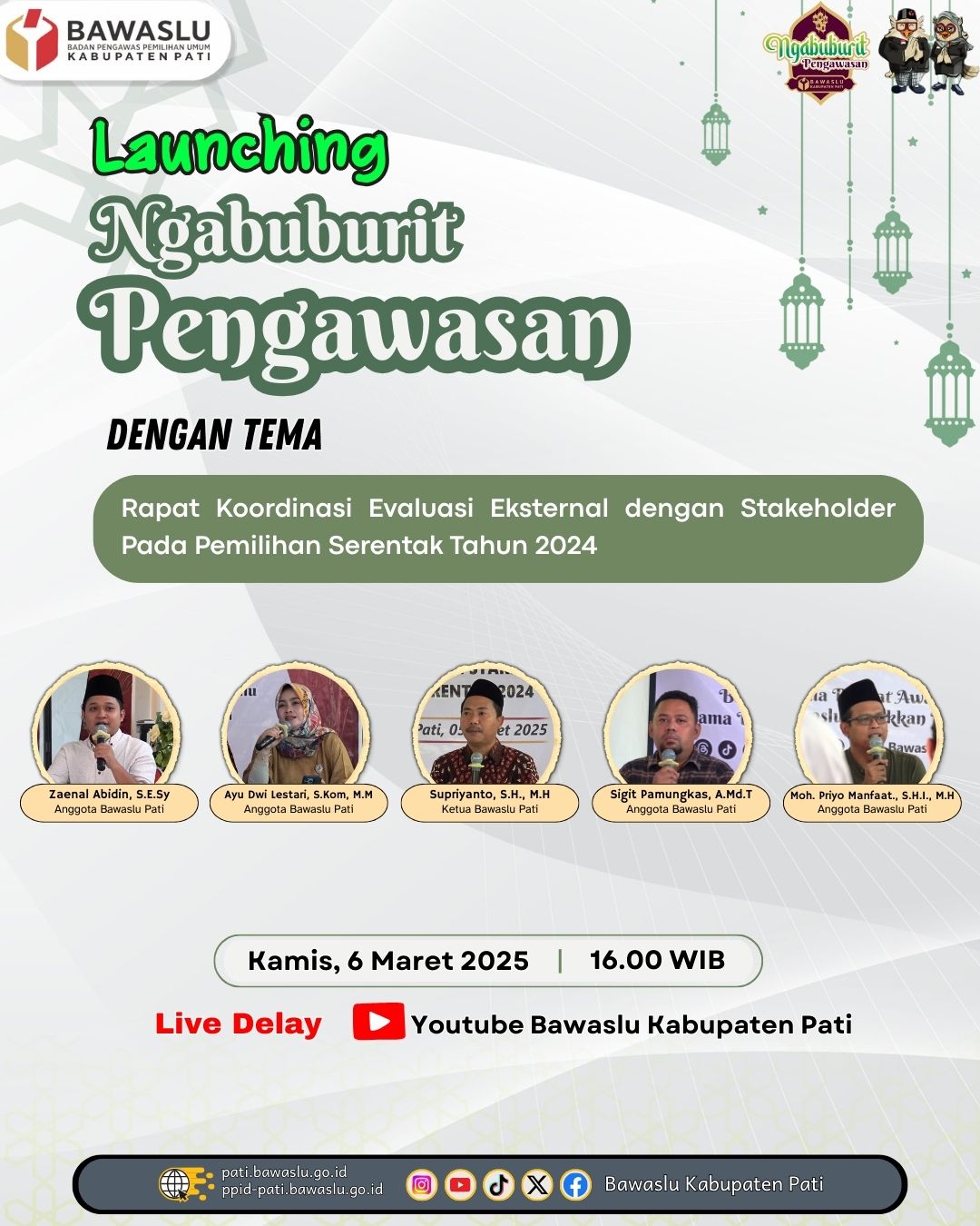 Ngabuburit Pengawasan! Bawaslu Pati Hadirkan Edukasi Kepemiluan Bernuansa Ramadhan