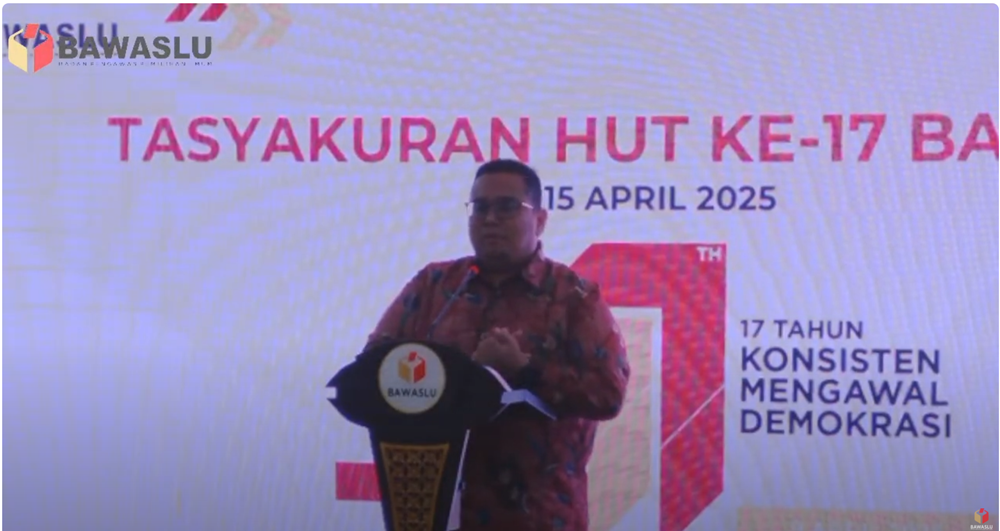 Bawaslu RI Rayakan HUT ke-17, Harap Pemilu dan Pilkada Tak Lagi Digelar di Tahun yang Sama