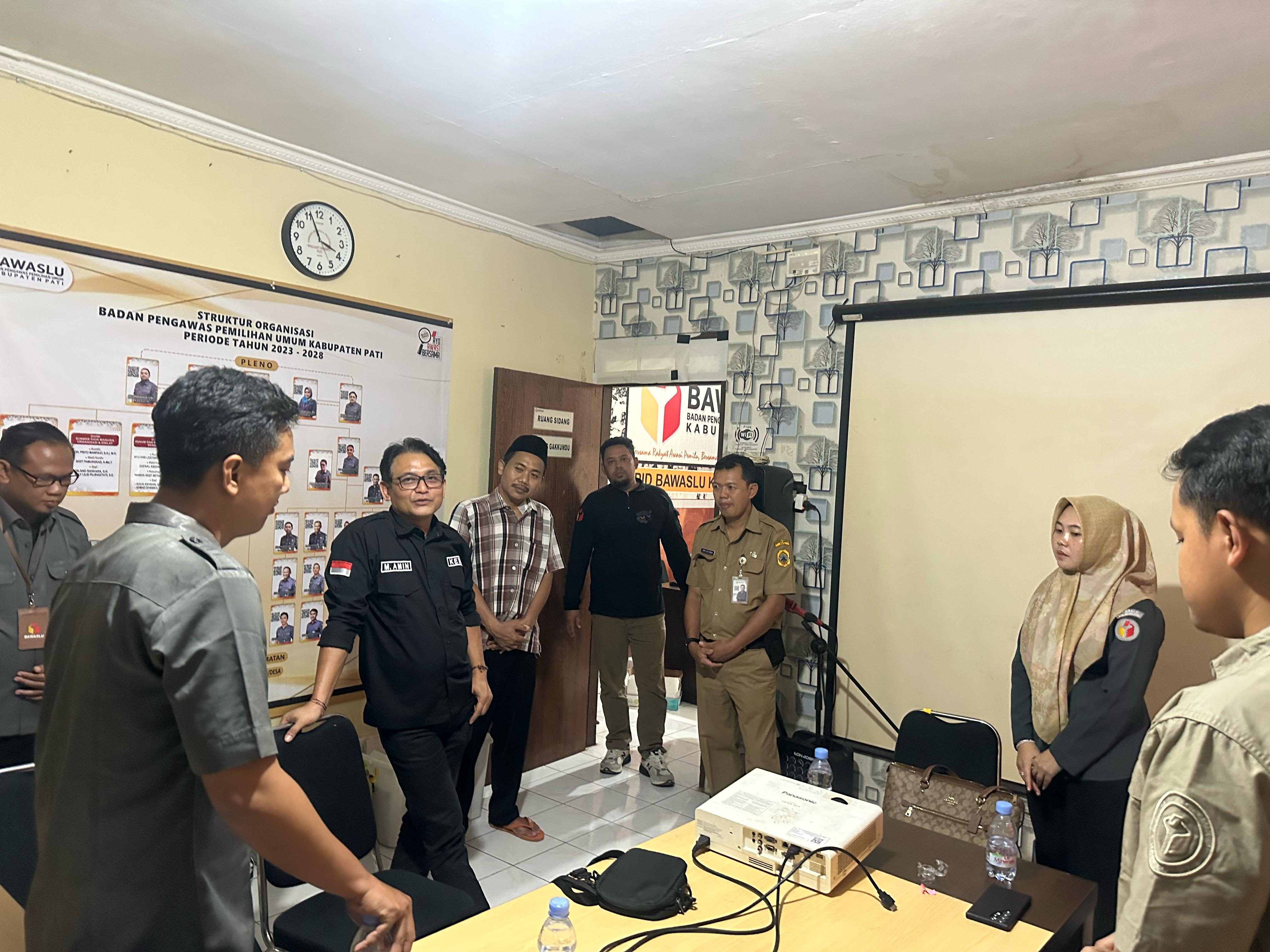 Bawaslu Jateng Supervisi Pengelolaan Arsip Pemilu 2024 di Pati, Dorong Tertib Administrasi
