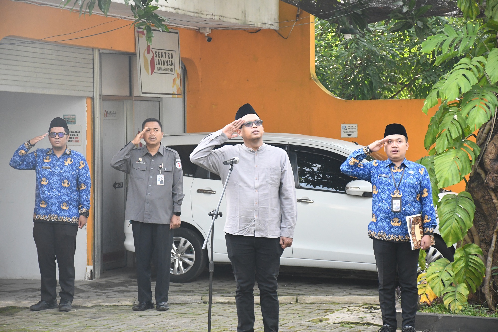 Bawaslu Pati Gelar Upacara Hari Lahir Pancasila, Priyo: Ini Momen Perkuat Komitmen Kebangsaan