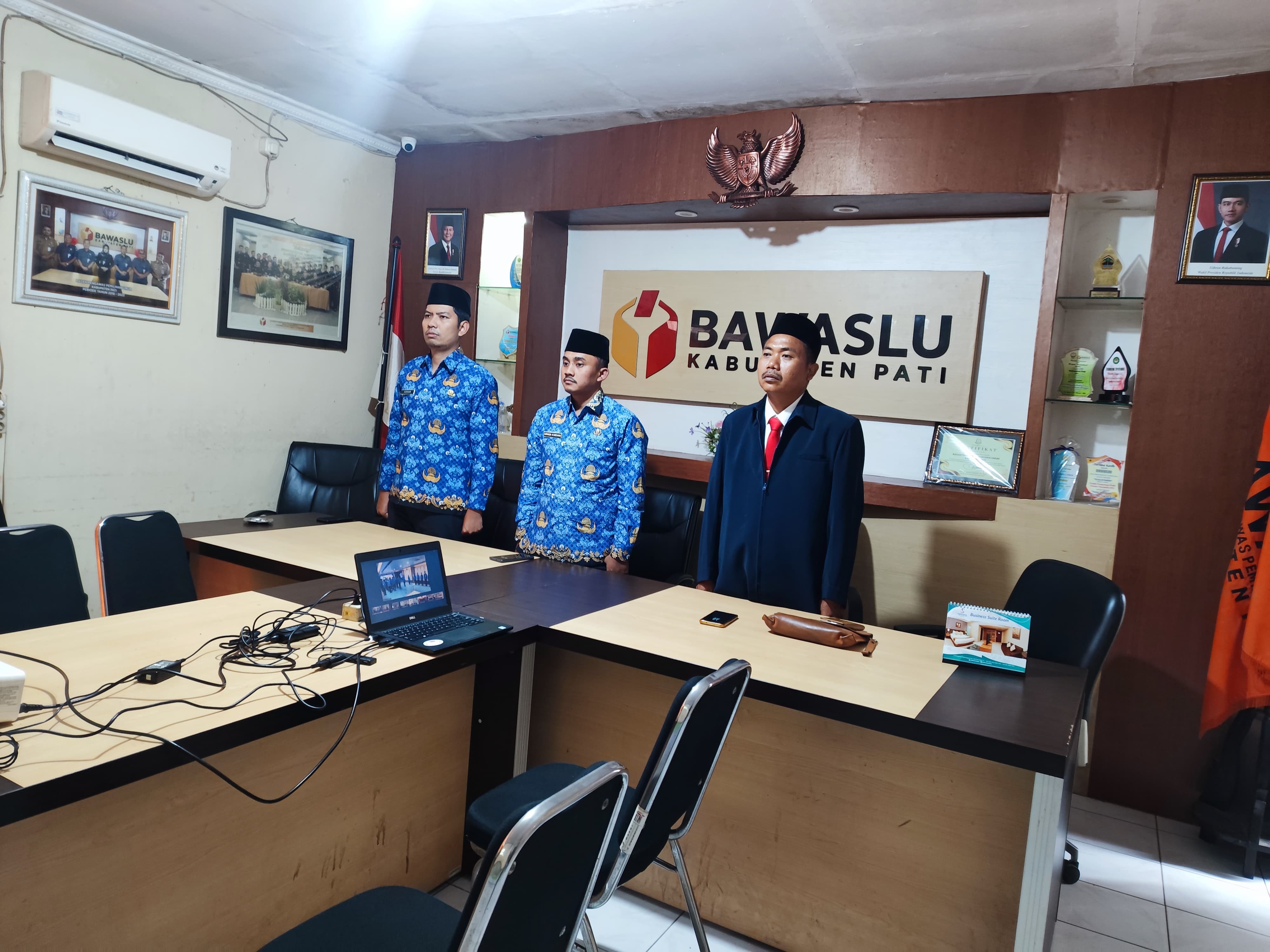 Resmi dilantik, Kekosongan-kekosongan Jabatan di Sekretariat Bawaslu Kabupaten Pati kini sudah mulai tersisi