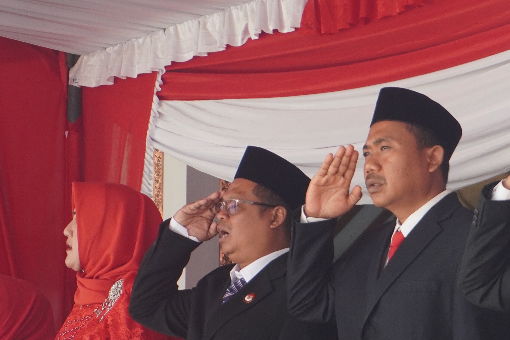 Bawaslu Pati Hadiri Upacara HUT ke-80 RI di Halaman Setda