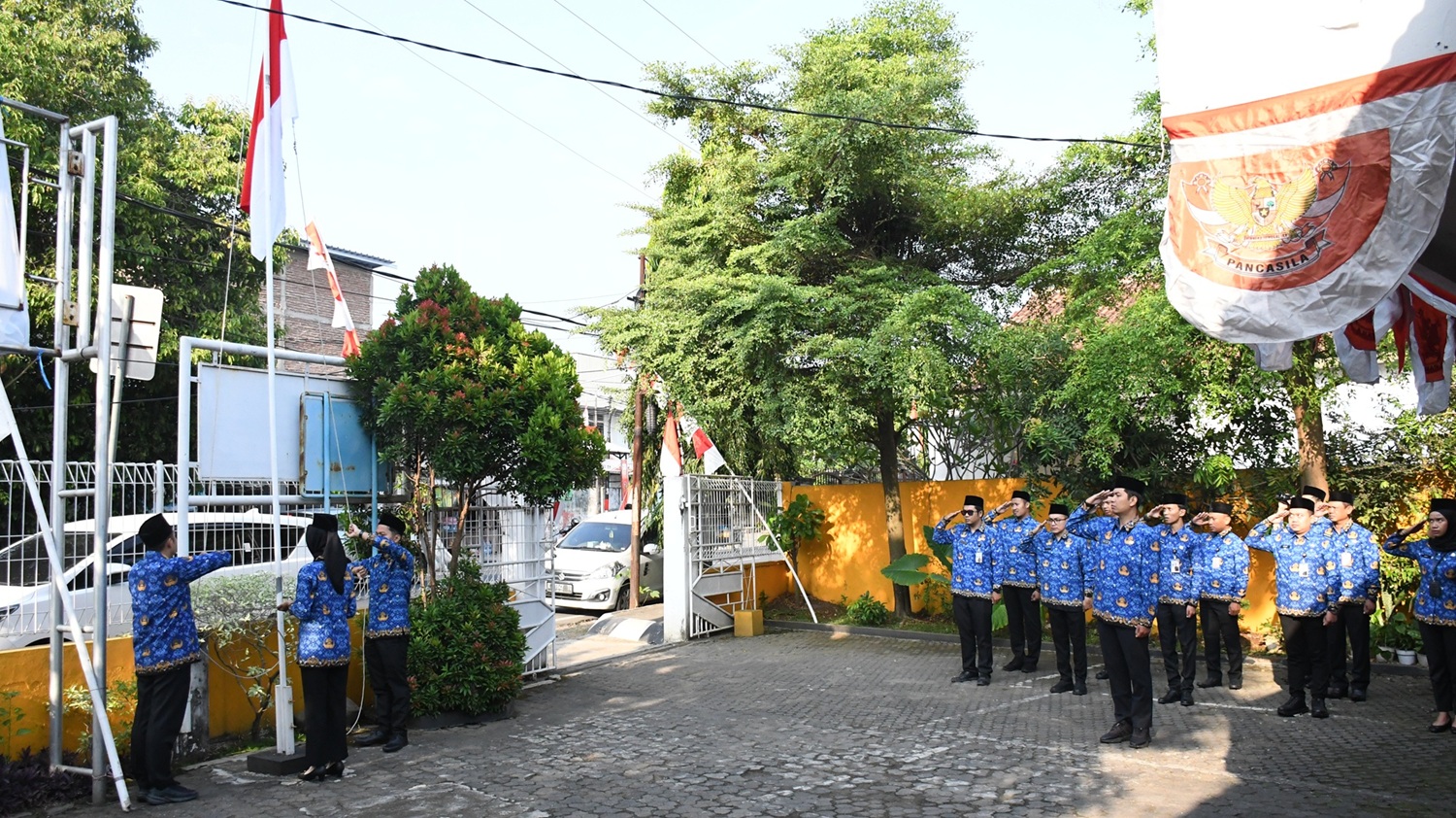 Bawaslu Pati Gelar Upacara HUT ke-80 RI, Teguhkan Komitmen Awasi Pemilu Berintegritas
