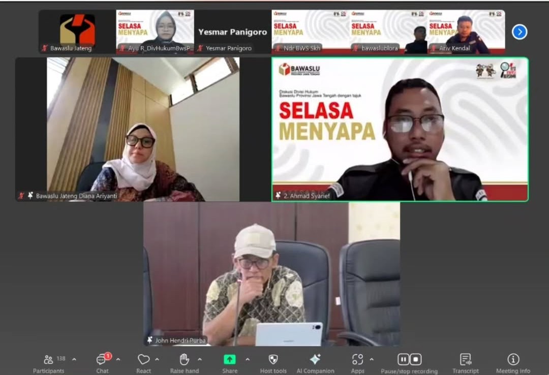 Bawaslu Pati Ikuti "Selasa Menyapa", Bahas Pelajaran Penting dari PSU Gorontalo Utara