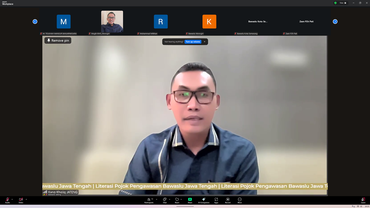 Literasi Pojok Pengawasan Kupas Tantangan dan Peluang KKN Tematik Pemilu