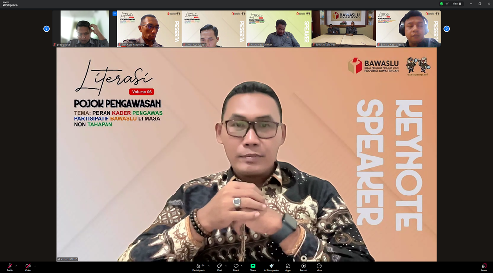 Literasi Pojok Pengawasan Tekankan Strategi Kader Bawaslu di Masa Non Tahapan