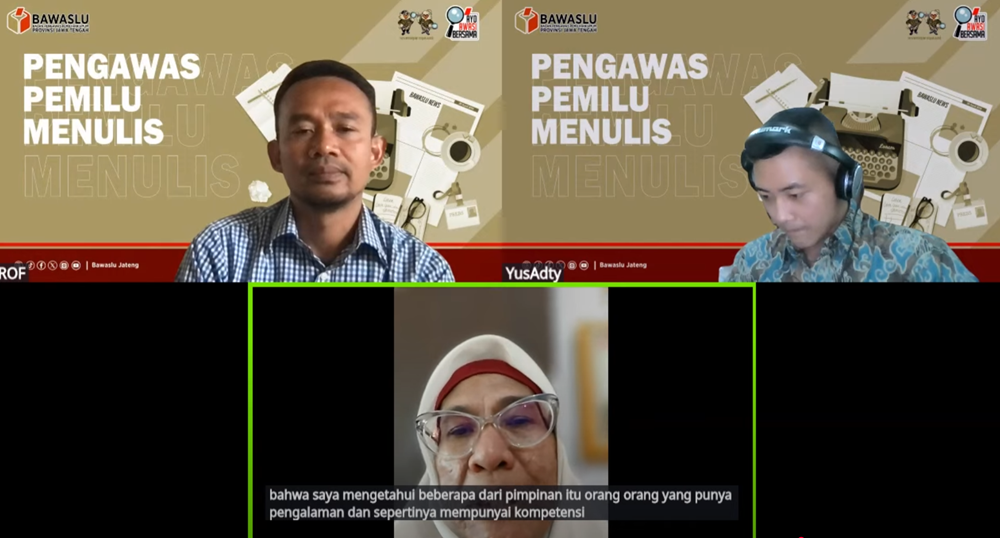 Bawaslu Jateng Gelar Pelatihan Menulis, Ajak Jajaran Pengawas Lebih Kritis dalam Publikasi
