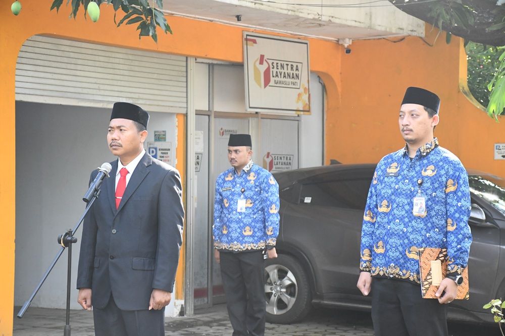 Bawaslu Pati Gelar Upacara Peringatan Hari Kesaktian Pancasila, Diikuti Seluruh Jajaran