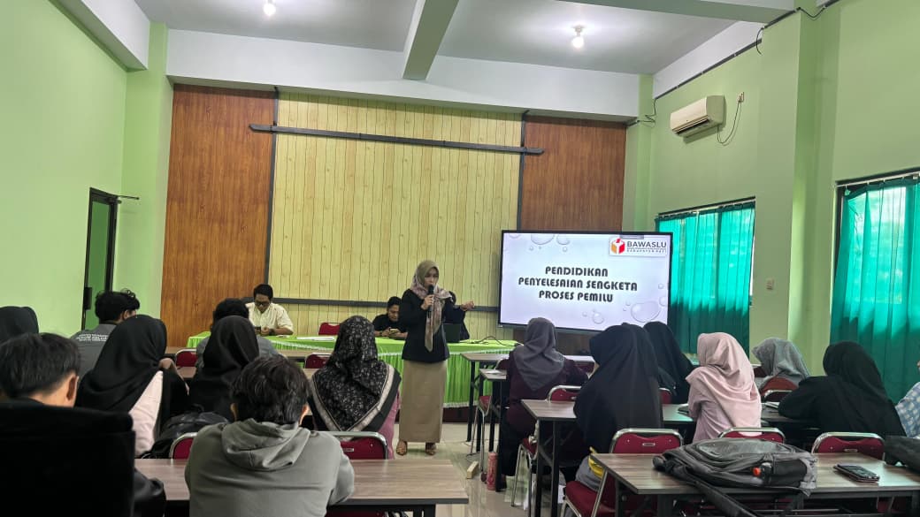 Bawaslu Pati Bekali Mahasiswa Hukum STAIP Jurus Penyelesaian Sengketa Pemilu