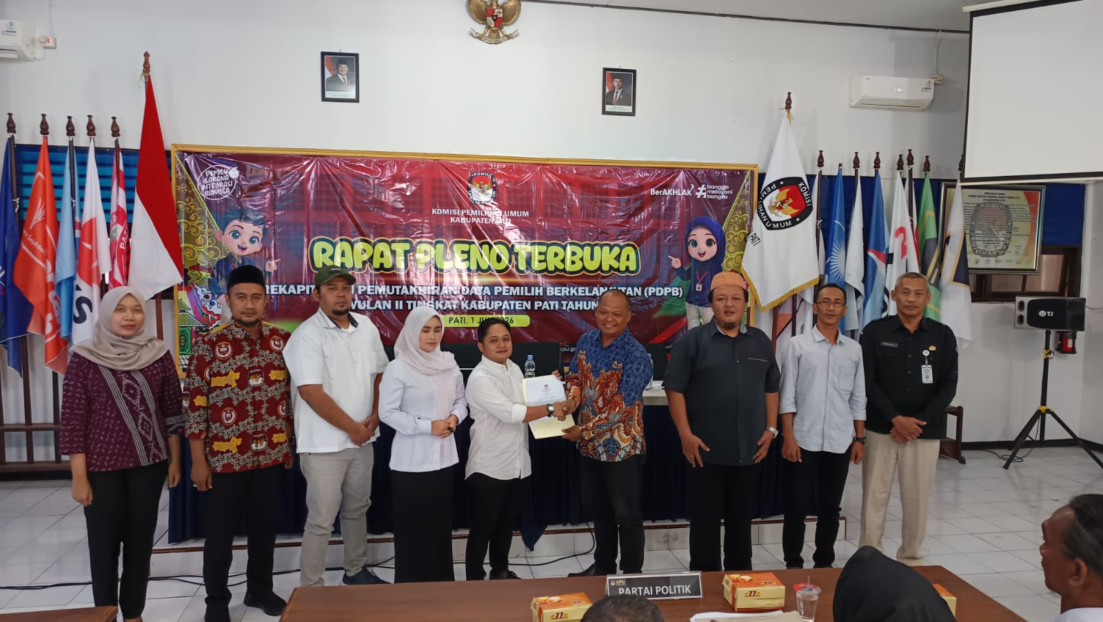 Kawal Validitas Data Pemilih Triwulan II, Bawaslu Pati Awasi Rapat Pleno PDPB