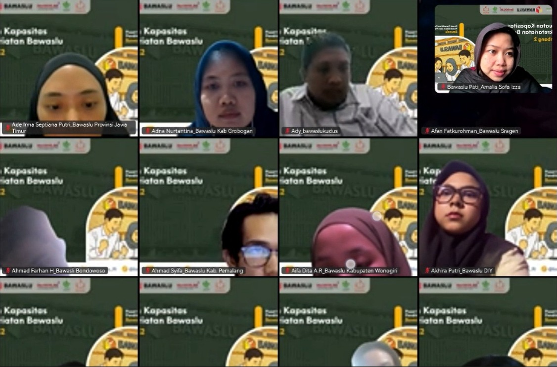 Bawaslu Kabupaten Pati Ikuti Penguatan Kapasitas Kesekretariatan Bawaslu Tahun 2026