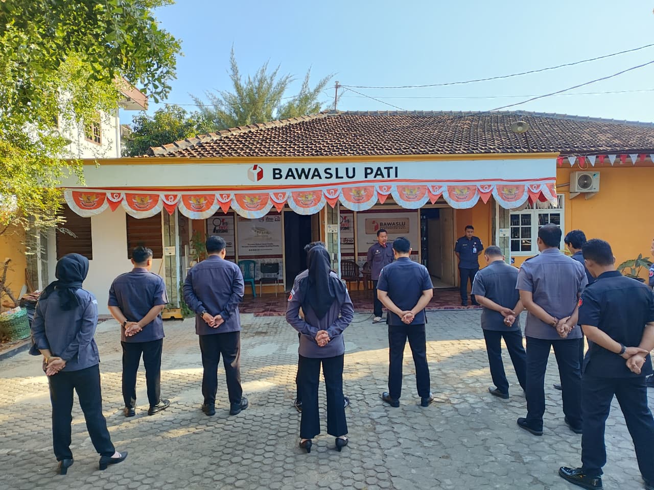 Melalui Apel Pagi Jajaran Bawaslu Pati Bersiap Rancang Program Pengisi Hari Kemerdekaan
