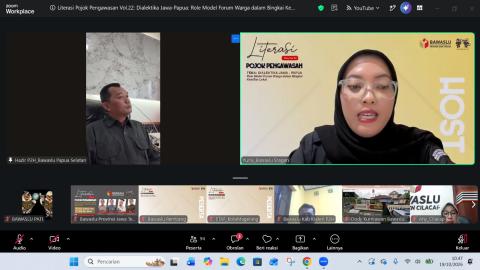 Tembus Pedalaman Papua hingga Angkringan Jawa, Literasi Pojok Pengawasan Vol. 22 Bedah Trik Awasi Pemilu