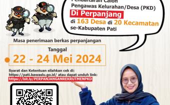 PENGUMUMAN PERPANJANGAN REKRUTMEN PKD