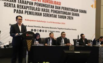 Rapat Konsolidasi Pengawasan Tahapan Pemungutan Suara dan Rekapitulasi Hasil Penghitungan Suara Pemilihan 2024