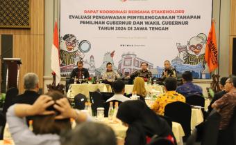 Evaluasi Pemilihan 2024 di Jateng, Totok Paparkan Pentingnya Pengawasan Pemilu yang Kuat dan Inklusif