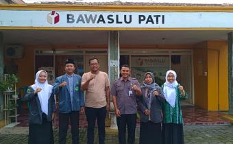 Bangun Kesadaran Demokrasi Sejak Dini, IPNU-IPPNU Audiensi ke Bawaslu Kabupaten Pati