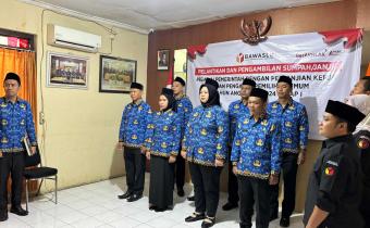 Proses Pelantikan/Pengambilan Sumpah dan Janji PPPK di Lingkungan Sekretariat Bawaslu Kabupaten Pati