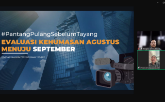 Evaluasi Kehumasan Bulanan, Upaya Jaga Kualitas Komunikasi Publik Bawaslu