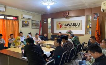 Jelang Rapat Pleno PDPB Triwulan 3, Bawaslu Kabupaten Pati Laksanakan Rapat Koordinasi dengan Stakeholder