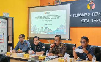 Bawaslu Pati Hadiri Verifikasi Pertanggungjawaban Kegiatan Penguatan Kelembagaan di Kota Tegal