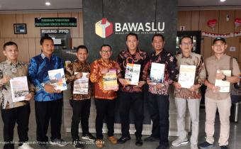 Bawaslu Pati Sampaikan Laporan Penguatan Kelembagaan ke Bawaslu RI