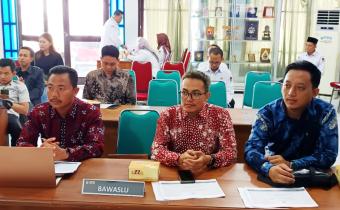 Bawaslu Pati Lakukan Pengawasan Melekat Rapat Pleno Rekapitulasi PDPB Triwulan I Tahun 2026